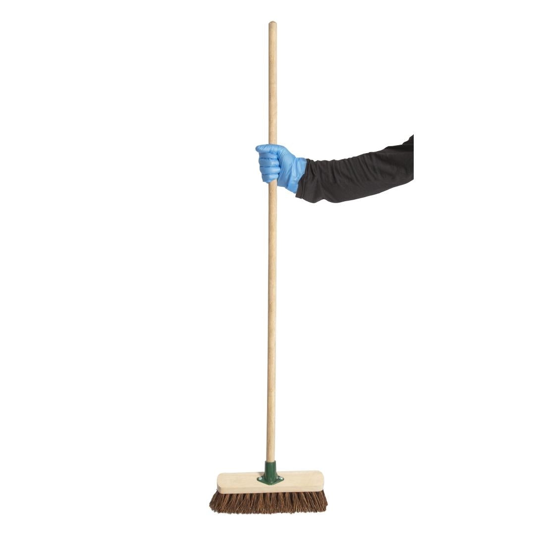 Jantex Wooden Broom Head Stiff Bassine 305mm CD798