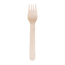 Fiesta Compostable Biodegradable Disposable Birch Wood Forks (Pack of 100) CD903