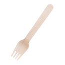 Fiesta Compostable Biodegradable Disposable Birch Wood Forks (Pack of 100) CD903