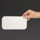 Fiesta Recyclable Waxed Lid for Large Foil Containers CD952