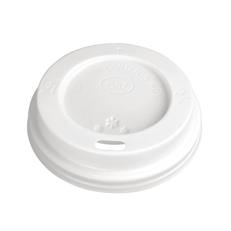 Lids for 225ml Fiesta Recyclable Takeaway Coffee Cups (Pack of 1000) CE256