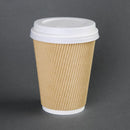 Lids for 225ml Fiesta Recyclable Takeaway Coffee Cups (Pack of 1000) CE256