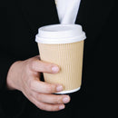 Lids for 225ml Fiesta Recyclable Takeaway Coffee Cups (Pack of 1000) CE256