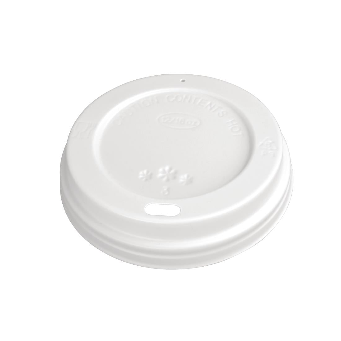 Lids for 340ml & 450ml Fiesta Recyclable Takeaway Coffee Cups (Pack of 1000) CE257