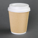 Lids for 340ml & 450ml Fiesta Recyclable Takeaway Coffee Cups (Pack of 1000) CE257