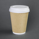 Lids for 225ml Fiesta Recyclable Takeaway Coffee Cups (Pack of 50) CE263