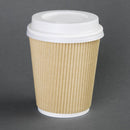 Lids for 340ml & 450ml Fiesta Recyclable Takeaway Coffee Cups (Pack of 50) CE264
