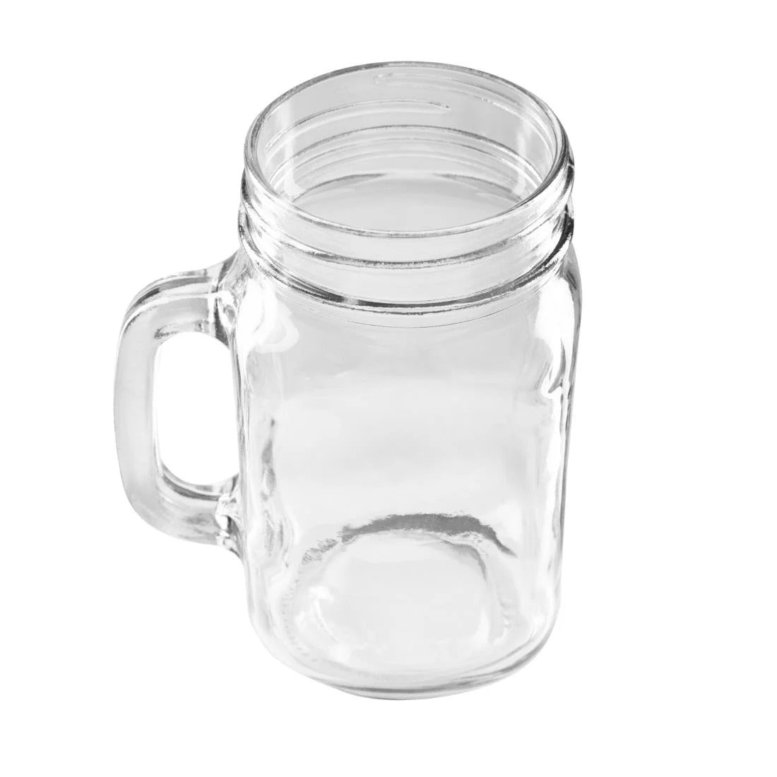 Olympia Handled Mason Jar Glasses 470ml (Pack of 12) CE678