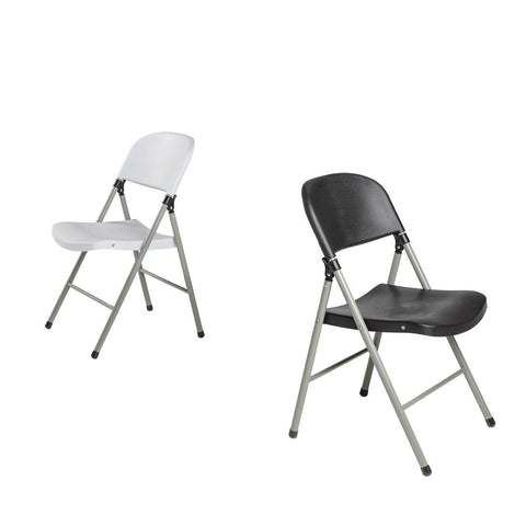 CE693 Bolero Foldaway Utility Chairs Black (Pack of 2) CE693