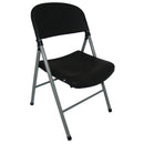Bolero Foldaway Utility Chairs Black (Pack of 2) CE693