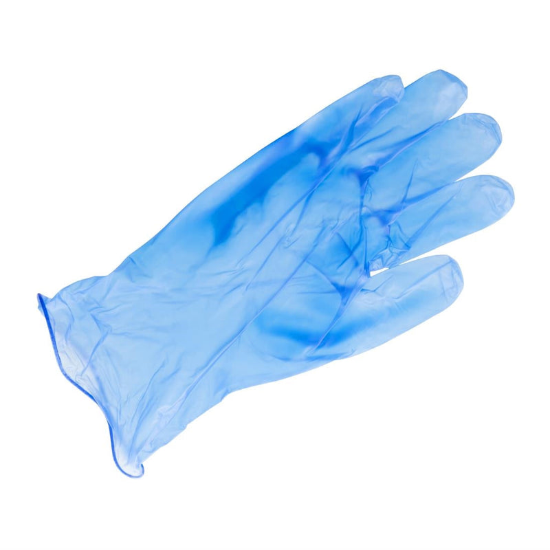 Vogue Powder Free Vinyl Gloves XL (Pack of 100) CF403-XL
