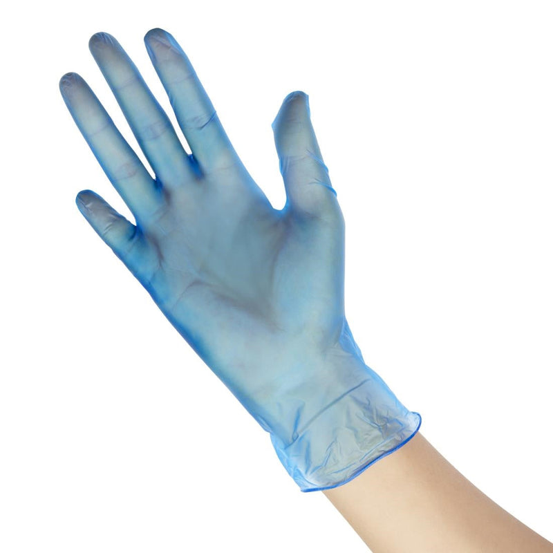 Vogue Powder Free Vinyl Gloves XL (Pack of 100) CF403-XL