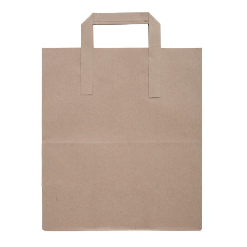 Fiesta Compostable Recycled Brown Paper Carrier Bags Large (Pack of 250) CF592