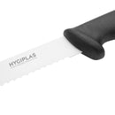 Hygiplas Serrated Pastry Knife Black 255mm CF895