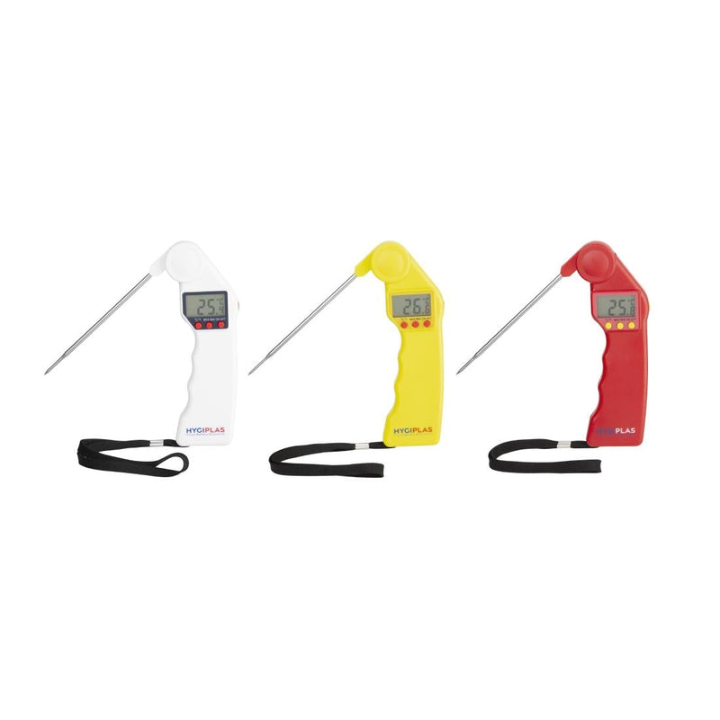 Hygiplas Easytemp Colour Coded Red Probe Thermometer CF913