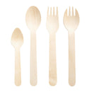 Fiesta Compostable Individually Wrapped Wooden Forks (Pack of 500) CH083