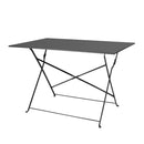 Bolero Pavement Style Folding Table Black 1100mm x 700mm CH968