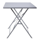 Bolero Pavement Style Folding Table Grey 1100mm x 700mm CH969