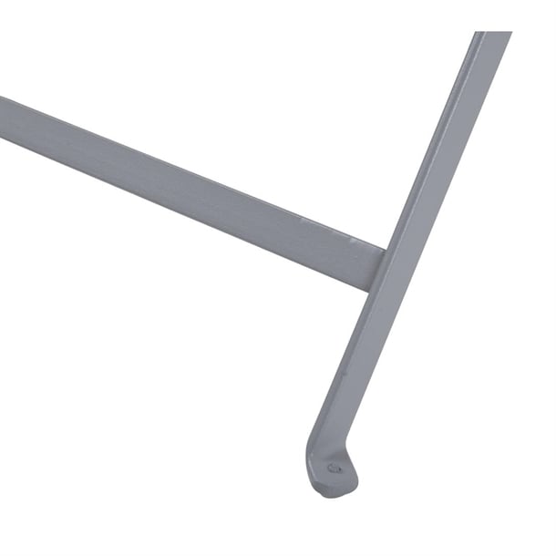 Bolero Pavement Style Folding Table Grey 1100mm x 700mm CH969