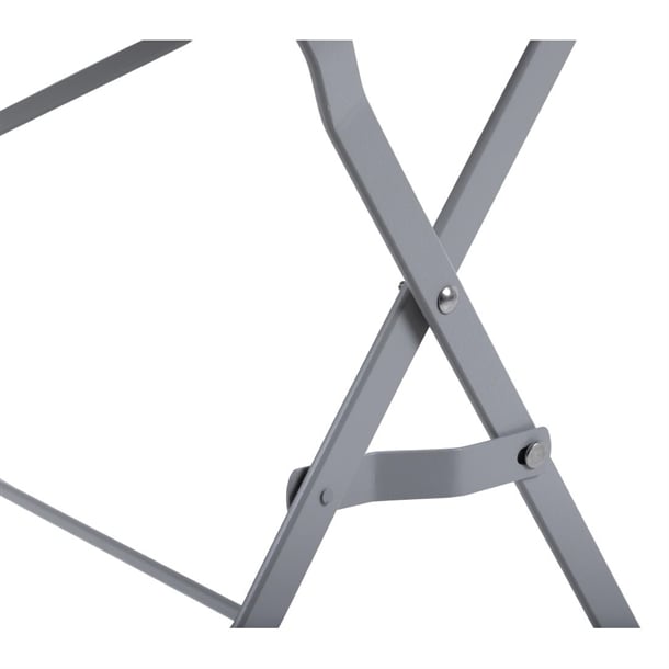 Bolero Pavement Style Folding Table Grey 1100mm x 700mm CH969