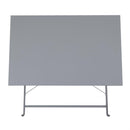 Bolero Pavement Style Folding Table Grey 1100mm x 700mm CH969