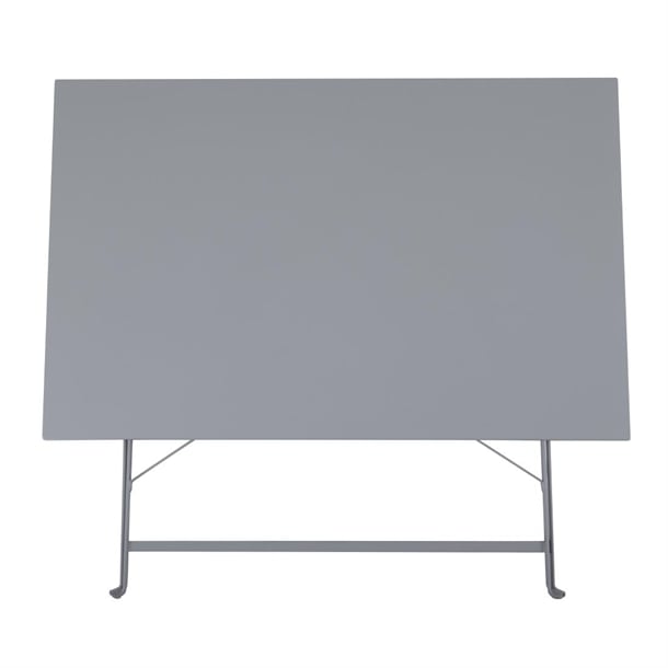 Bolero Pavement Style Folding Table Grey 1100mm x 700mm CH969