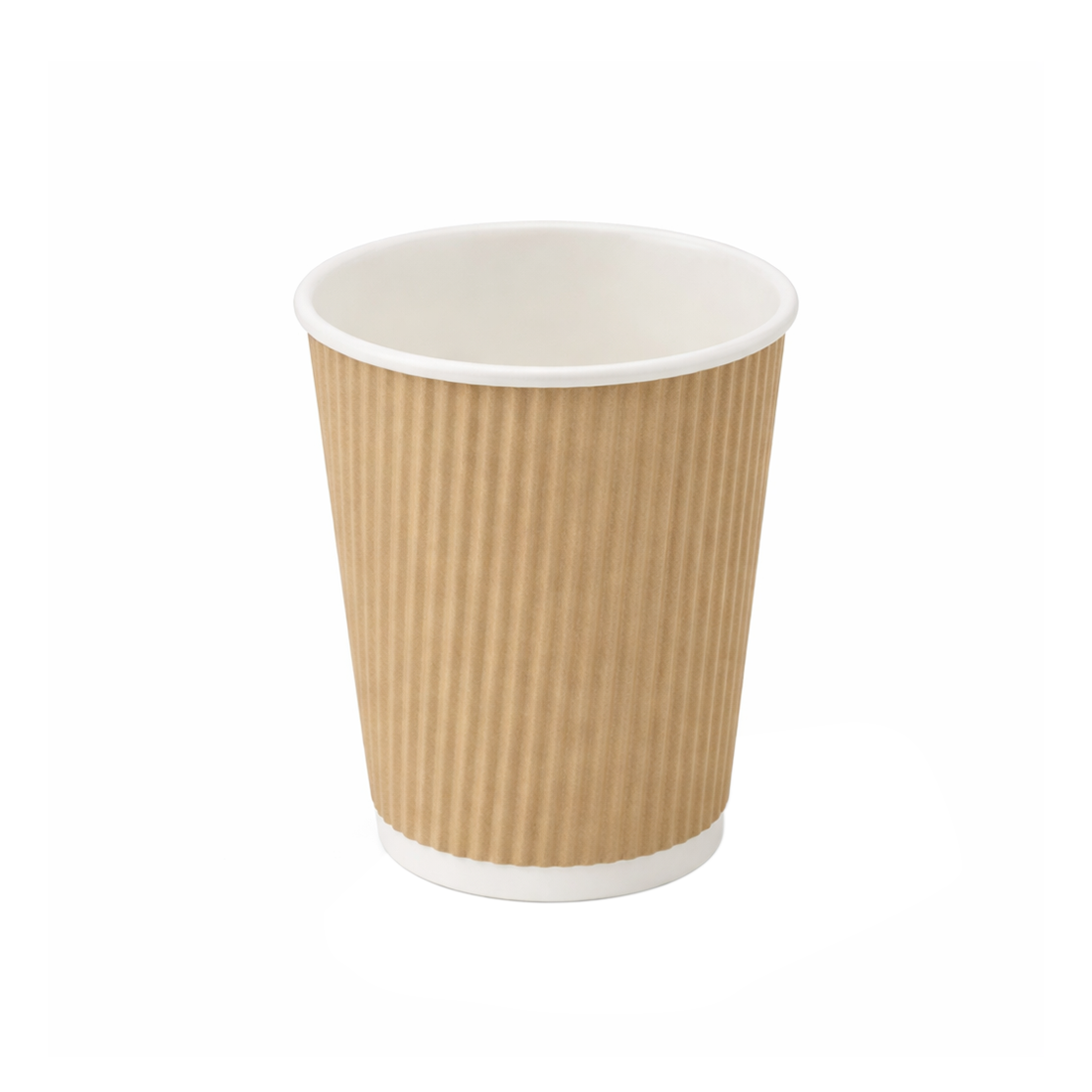 PakMax KRAFT 8oz 80mm Corrugated Hot Paper Cup - CHPC-80-8K