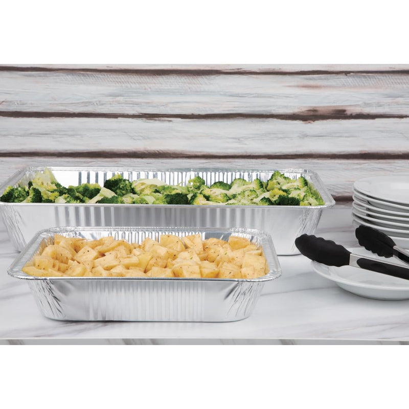 Fiesta Green Rectangular Foil Container 1/2 GN (Pack of 5) CP513