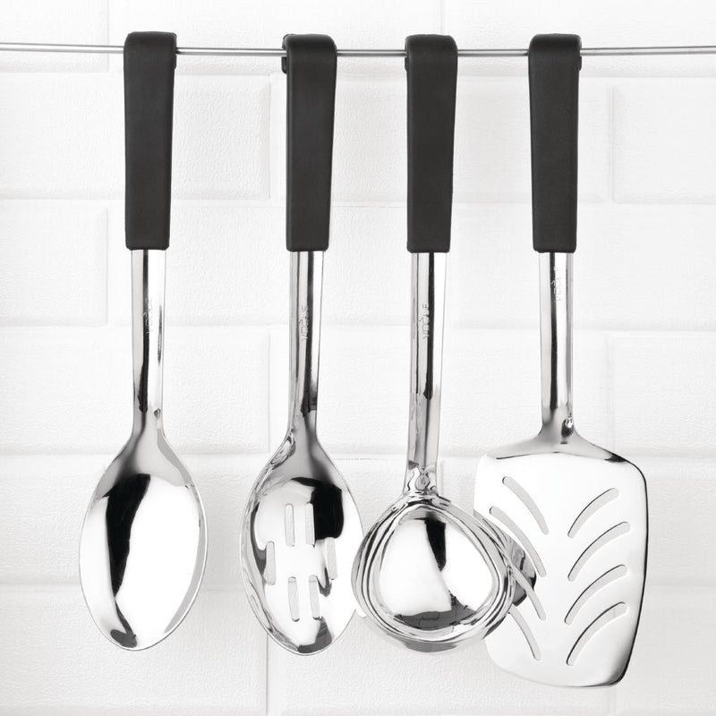 Vogue Ladle Black Handle 130ml CS001