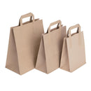 Fiesta Compostable Recycled Brown Paper Carrier Bags Small (Pack of 250) CS351