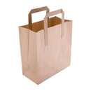 Fiesta Compostable Recycled Brown Paper Carrier Bags Small (Pack of 250) CS351
