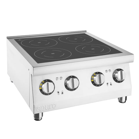 Apuro 4 Zone Induction Hob 2 x 3kW CU558-A