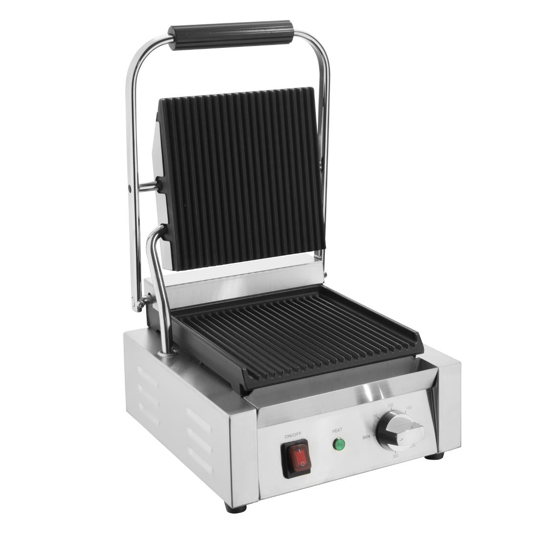 Apuro Bistro Ribbed Contact Grill CU600-A