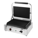 Apuro Bistro Large Ribbed Contact Grill CU602-A