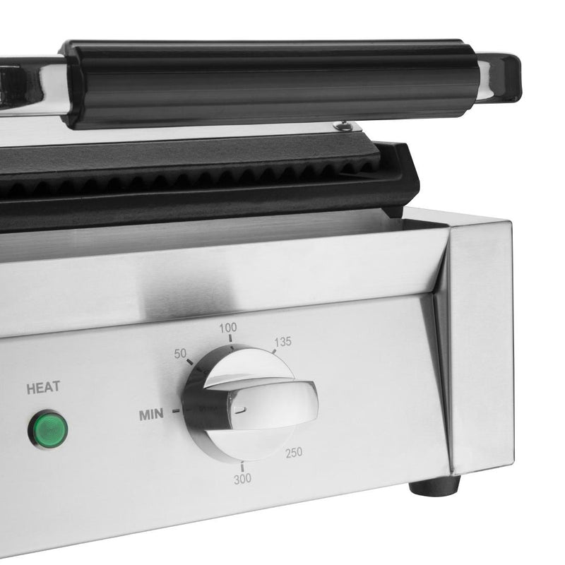 Apuro Bistro Double Ribbed Contact Grill CU604-A
