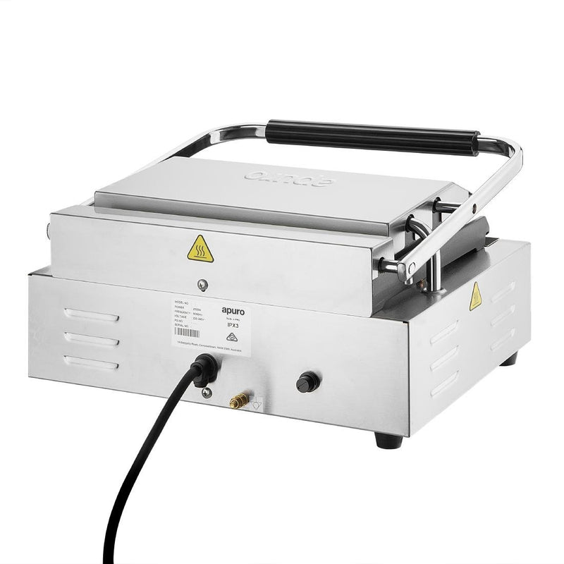 Apuro Extra Large Contact Grill Ribbed & Flat Plate CU609-A