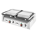 Apuro Double Contact Grill Flat Plates with Timer CU610-A