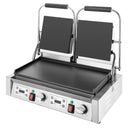 Apuro Double Contact Grill Flat Plates with Timer CU610-A