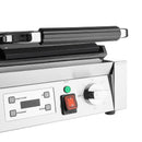 Apuro Double Half Ribbed Contact Grill CU613-A