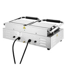 Apuro Double Half Ribbed Contact Grill CU613-A