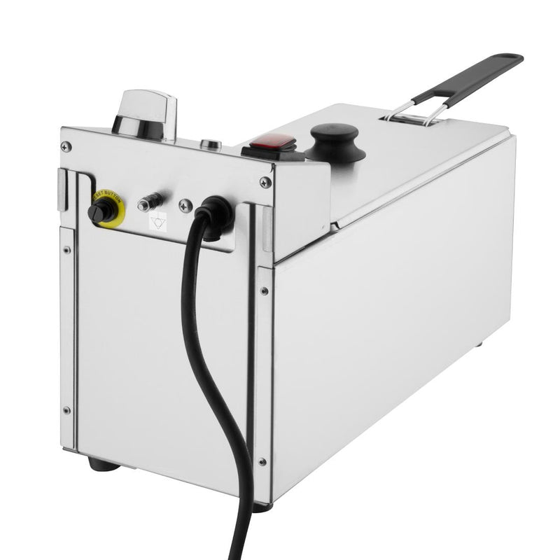 Apuro Single Tank Single Basket 3Ltr Countertop Fryer 2kW CU614-A