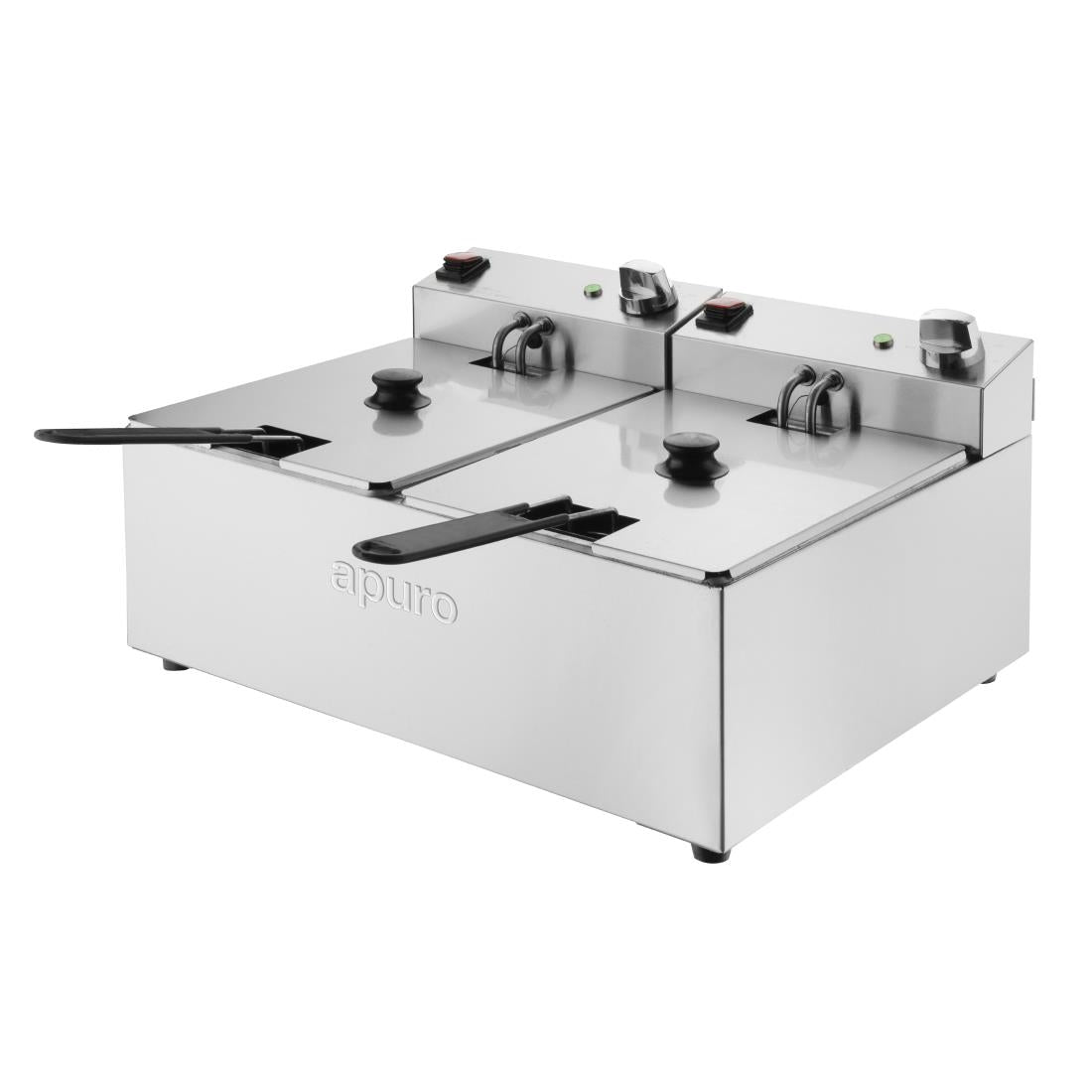 Apuro 5L Double Electric Fryer CU619-A