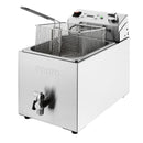 Apuro Single Tank Electric Fryer with Timer 8Ltr CU620-A