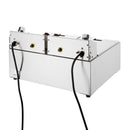 Apuro Double Electric Fryer with Timer 2x5Ltr CU624-A