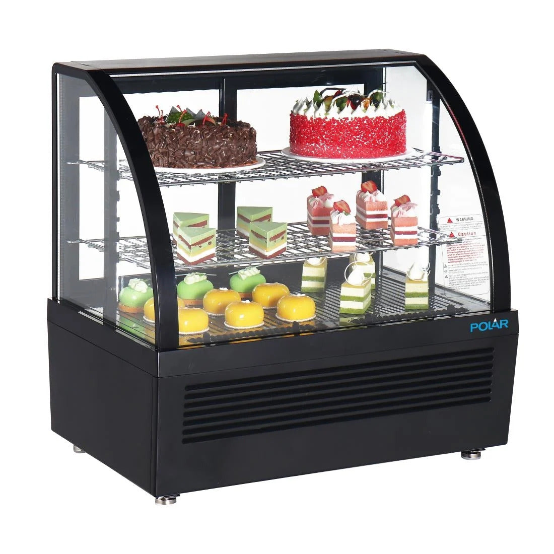 Polar C-Series Countertop Display Fridge Black - 100Ltr CU636-A