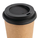 Fiesta Recyclable Coffee Cup Lids Black 225ml (Pack of 50) CW715