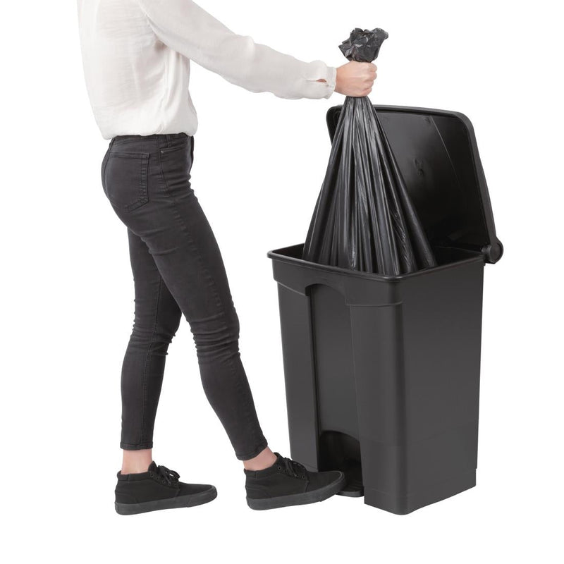 Jantex Kitchen Pedal Bin Black 65Ltr CW723