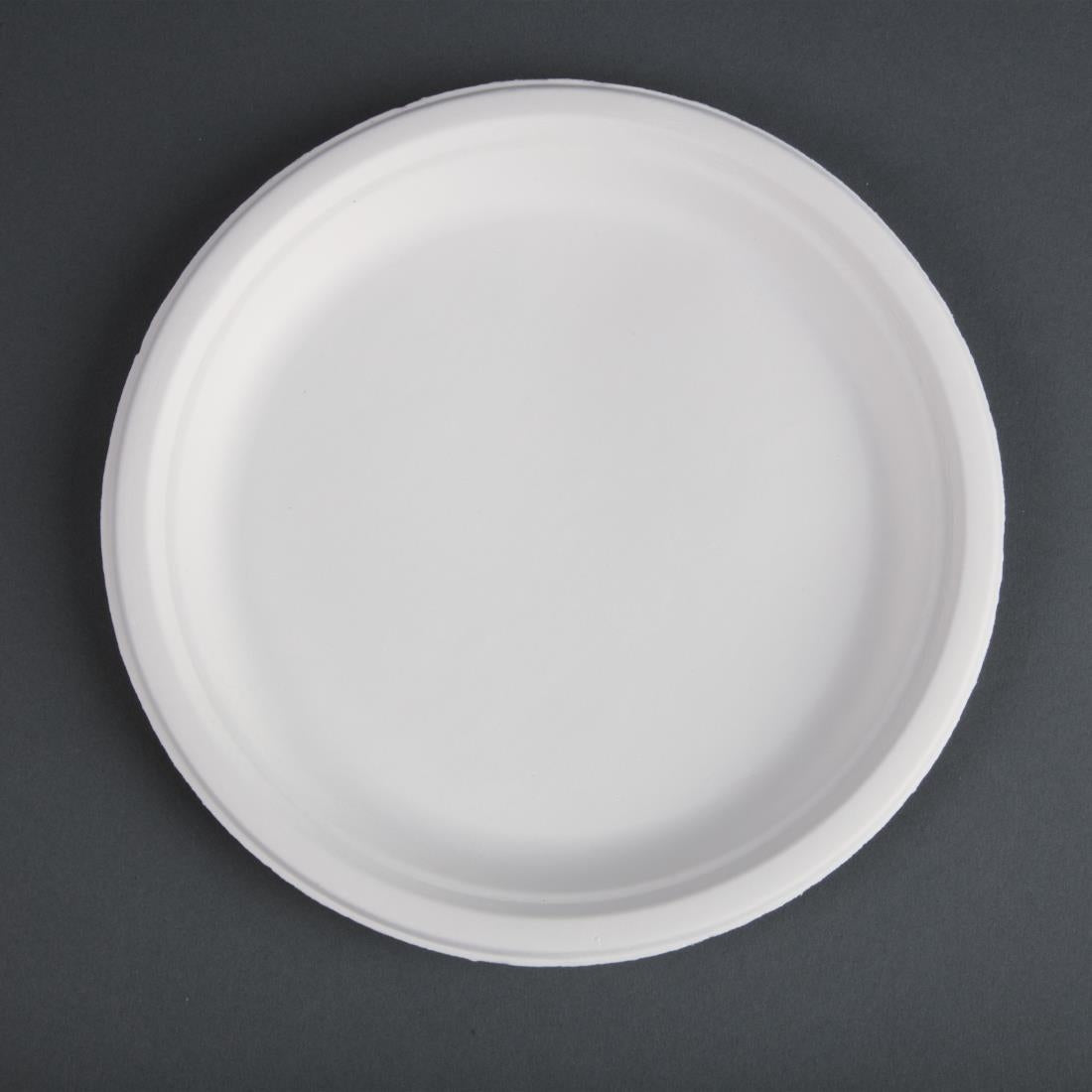 Fiesta Compostable Bagasse Plates Round 260mm (Pack of 50) CW904