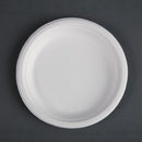 Fiesta Compostable Bagasse Plates Round 179mm (Pack of 50) CW905