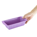 Hygiplas Flexible Silicone Purple Loaf Pan CX048